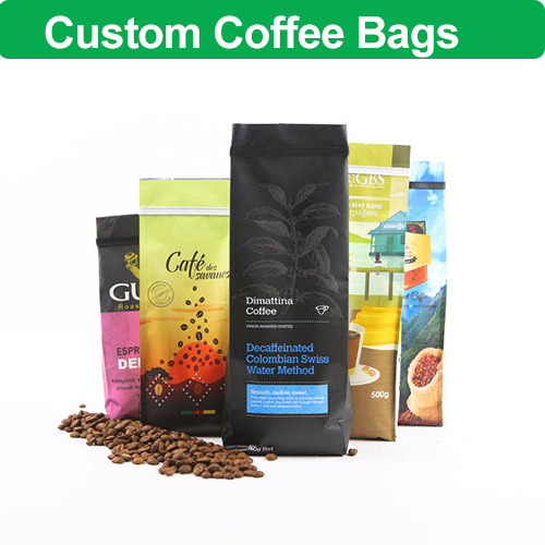 Customized coffee packaging bags
